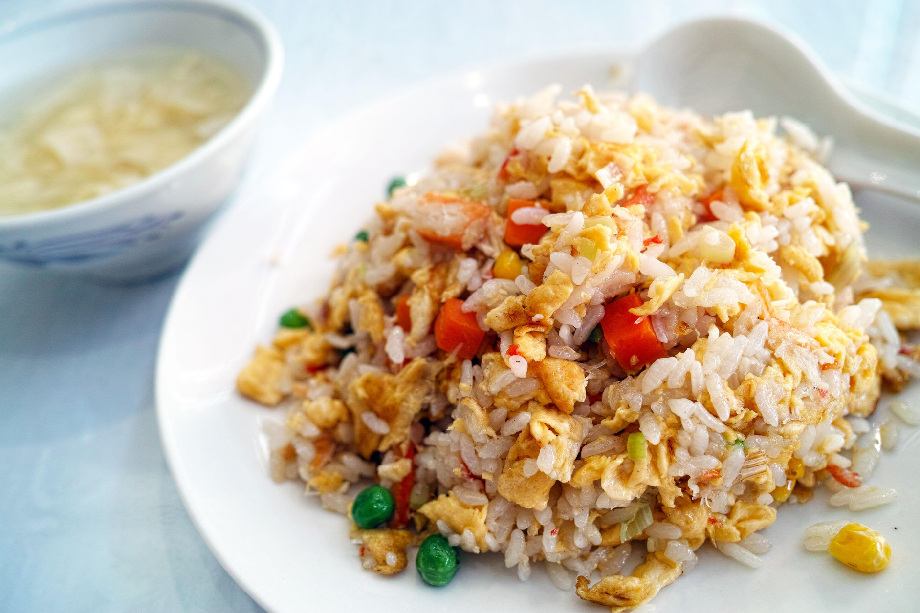 Chinese Fried Rice with Soup